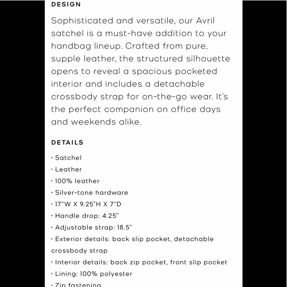 NWT Michael Kors Large Avril Top Handle Satchel - Picture 17 of 17